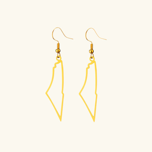 Boucles d'oreilles outline Qamar Palestine