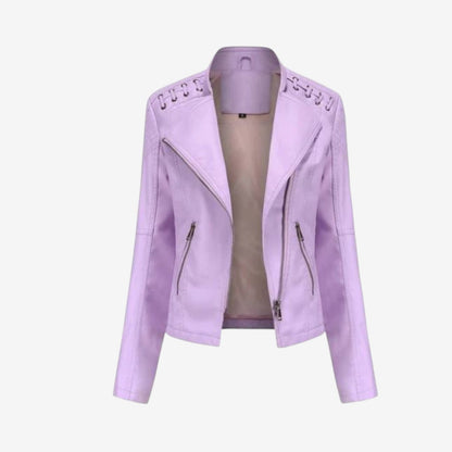 Fleur™ Veste Motard Courte