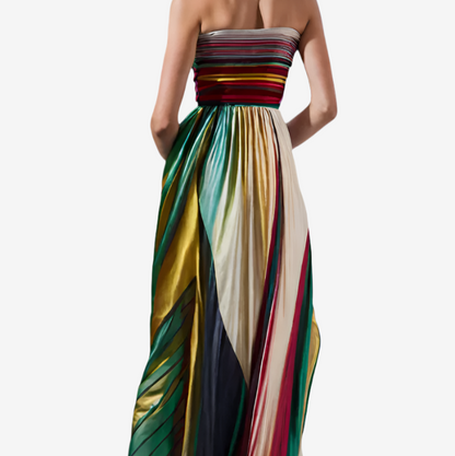 Alva™ Maxi Arc-en-Ciel Plissée